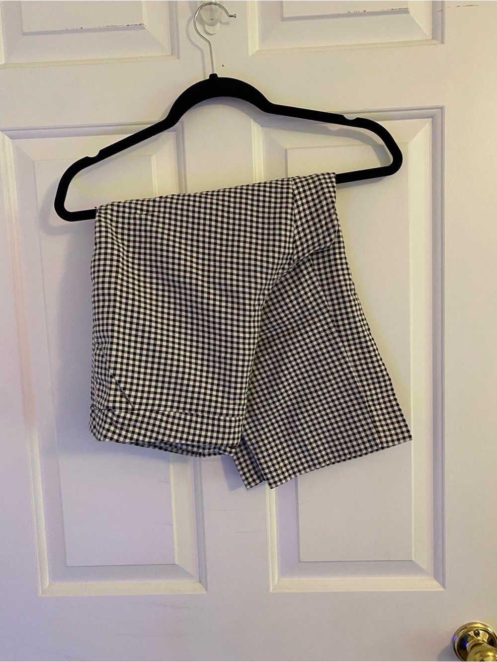 Rafaella Black and White Gingham Capris